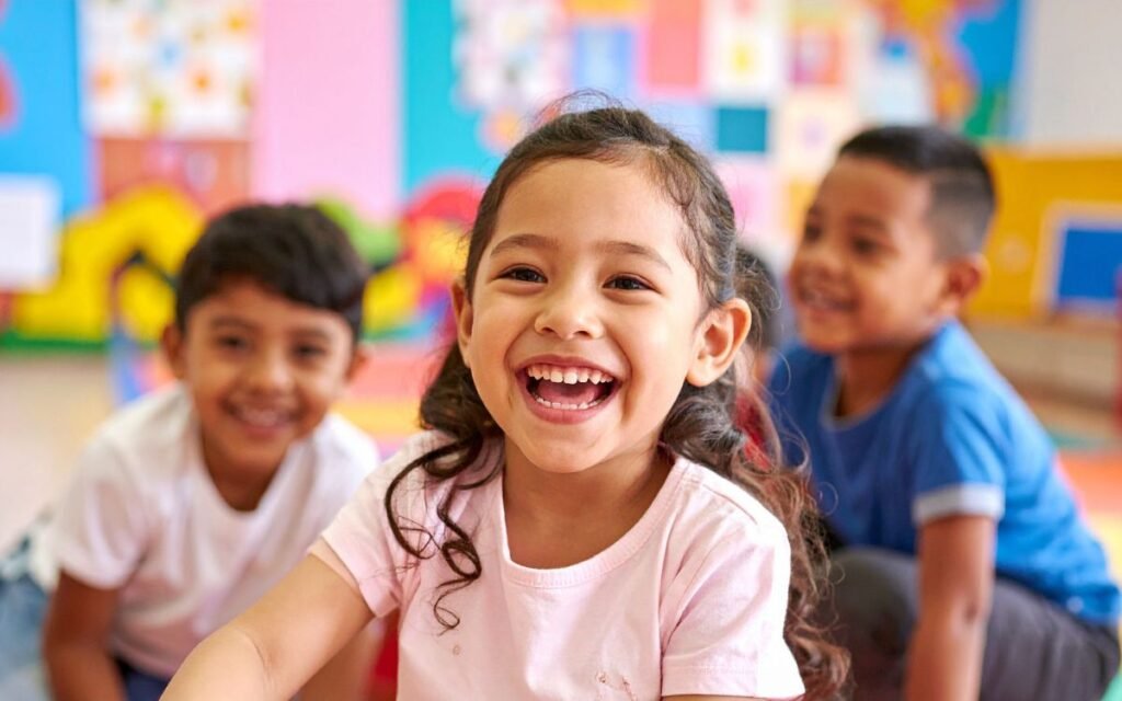 niña sonriendo